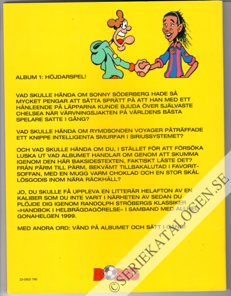 Baksida på Höjdarspel (2006)