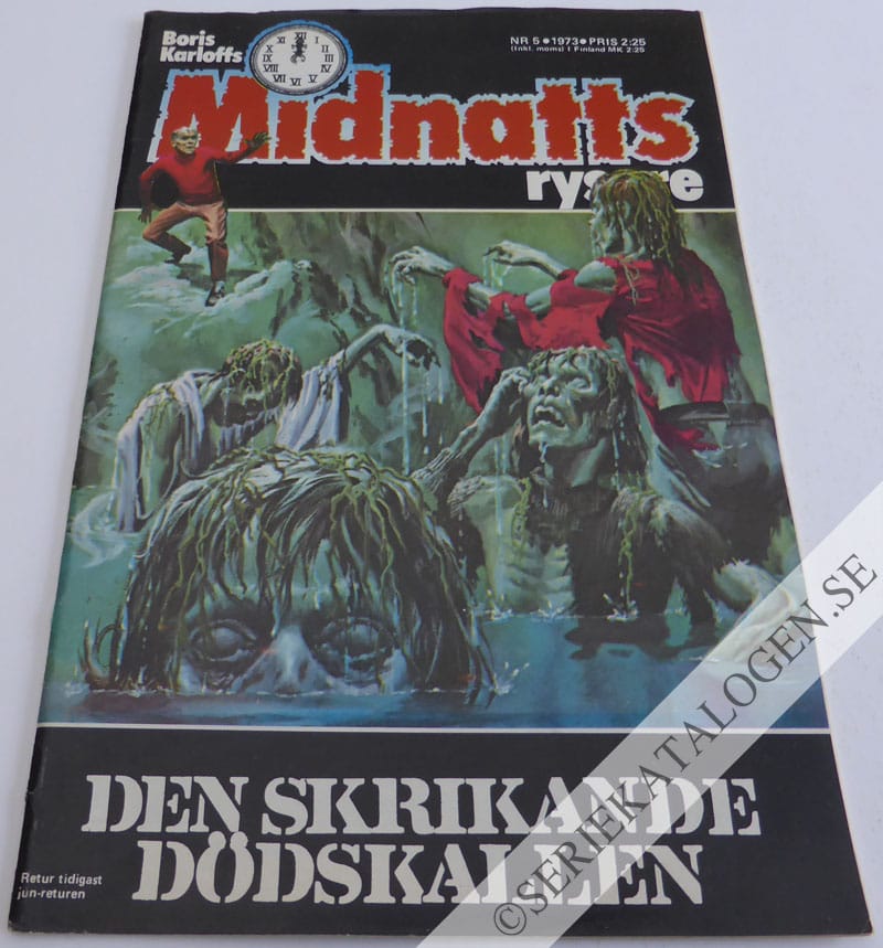 Framsida på Boris Karloffs Midnattsrysare #5 (1973)