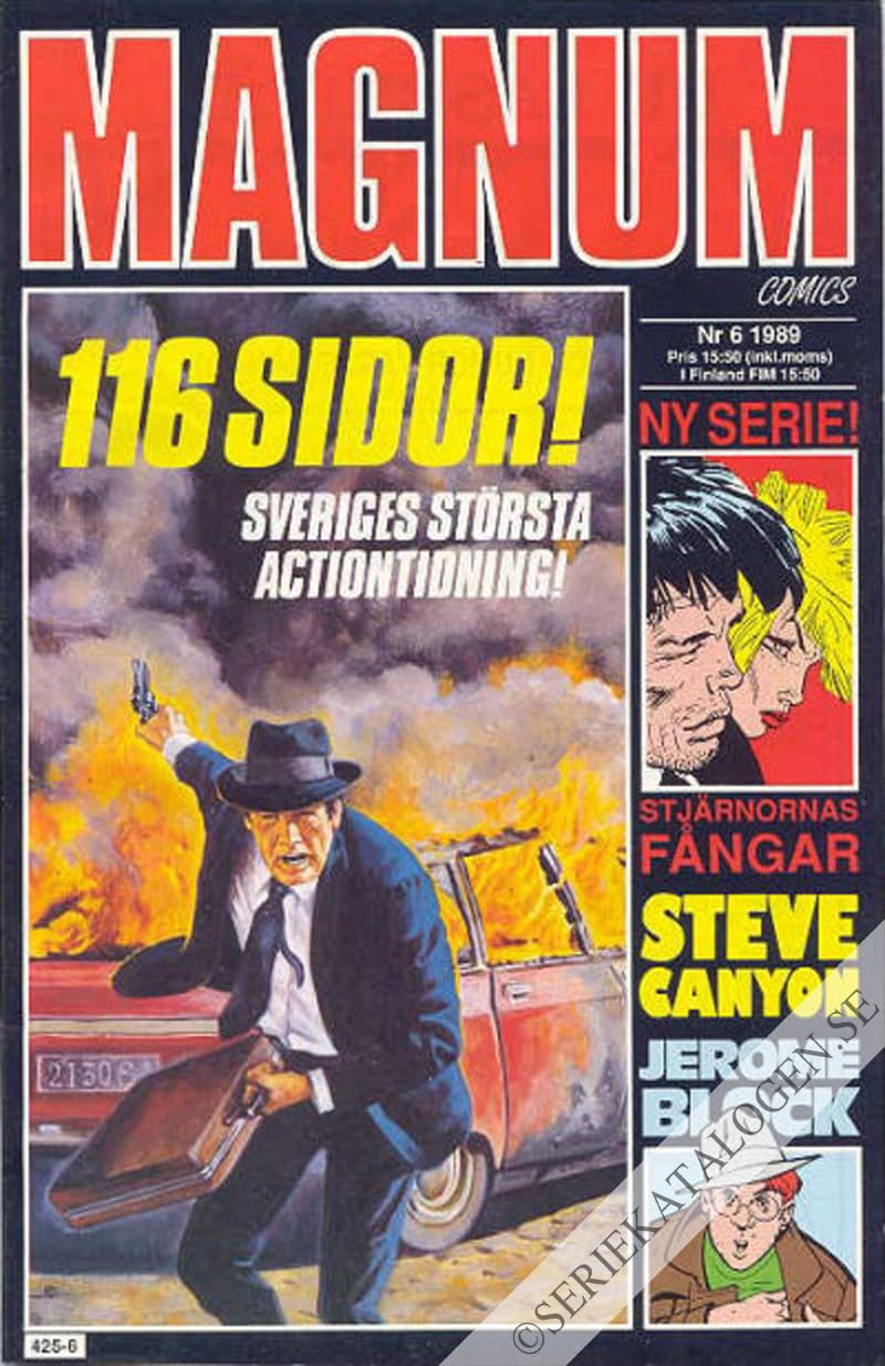 Framsida på Magnum comics #6 (1989)