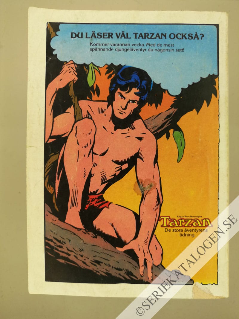 Baksida på Hett uppdrag (1977)