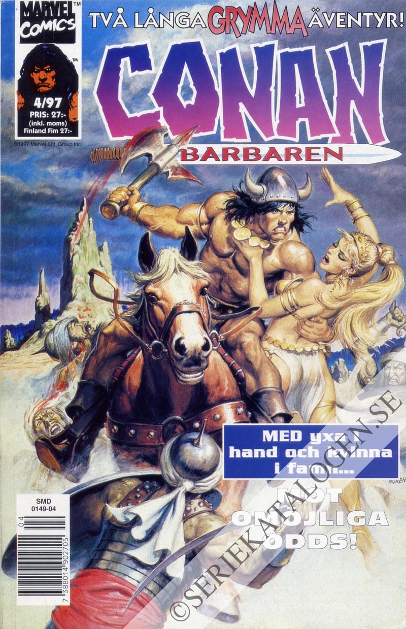 Framsida på Conan barbaren #4 (1997)