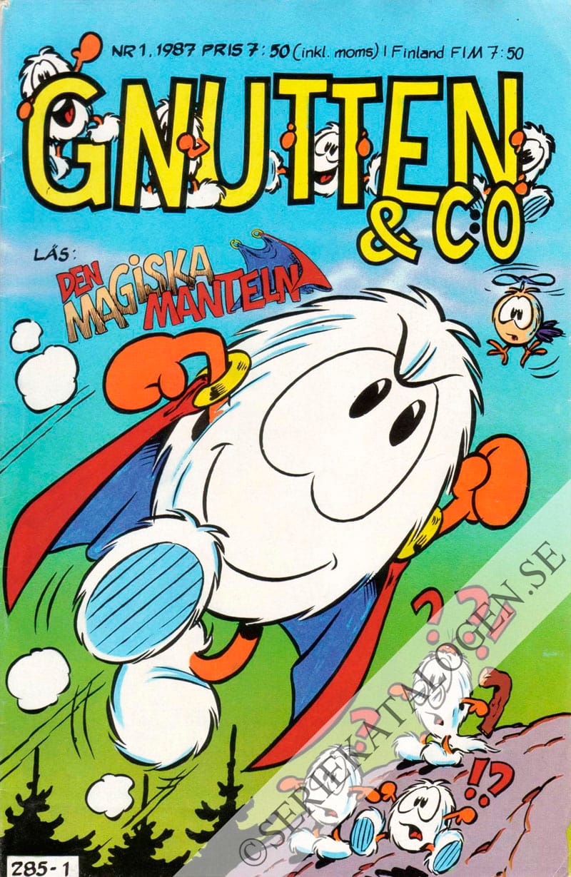 Framsida på Gnutten & C:o #1 (1987)