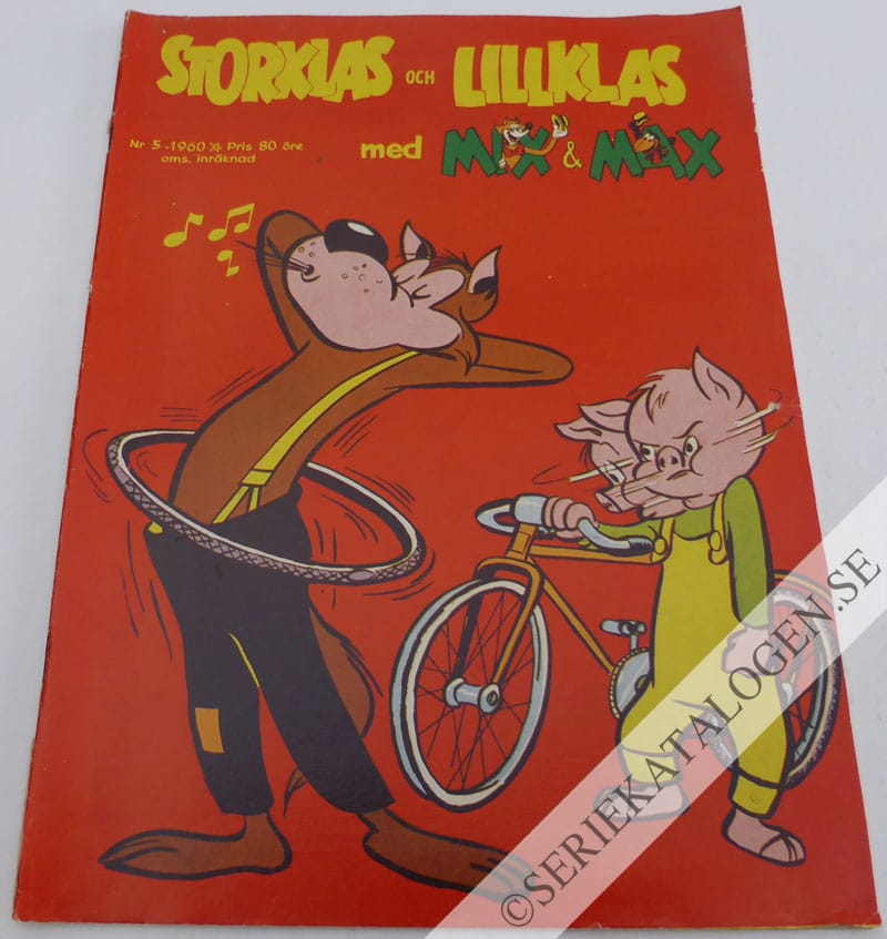 Framsida på Storklas och Lillklas #5 (1960)