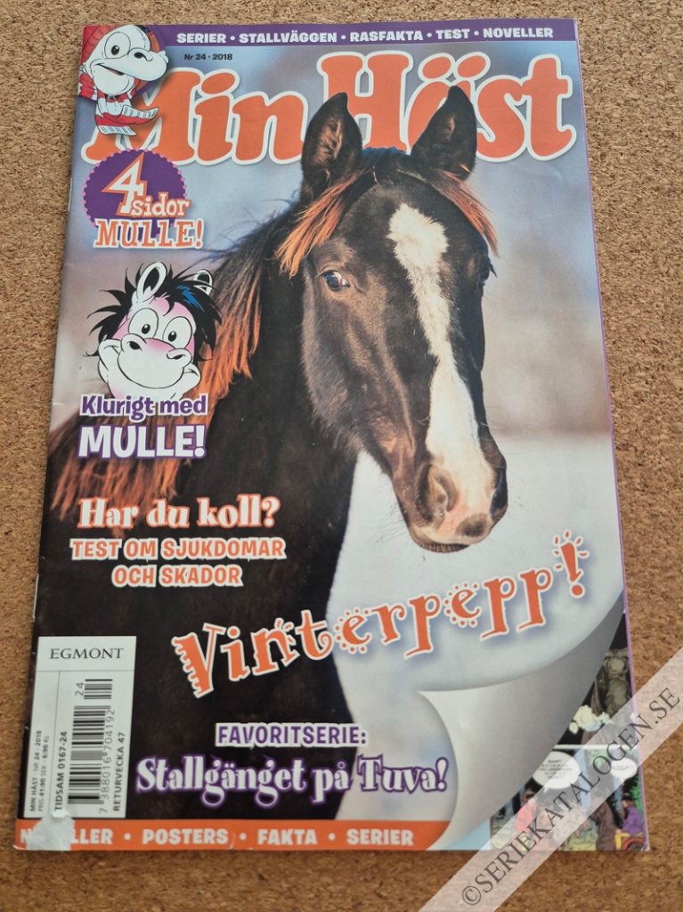 Framsida på Min häst #24 (2018)