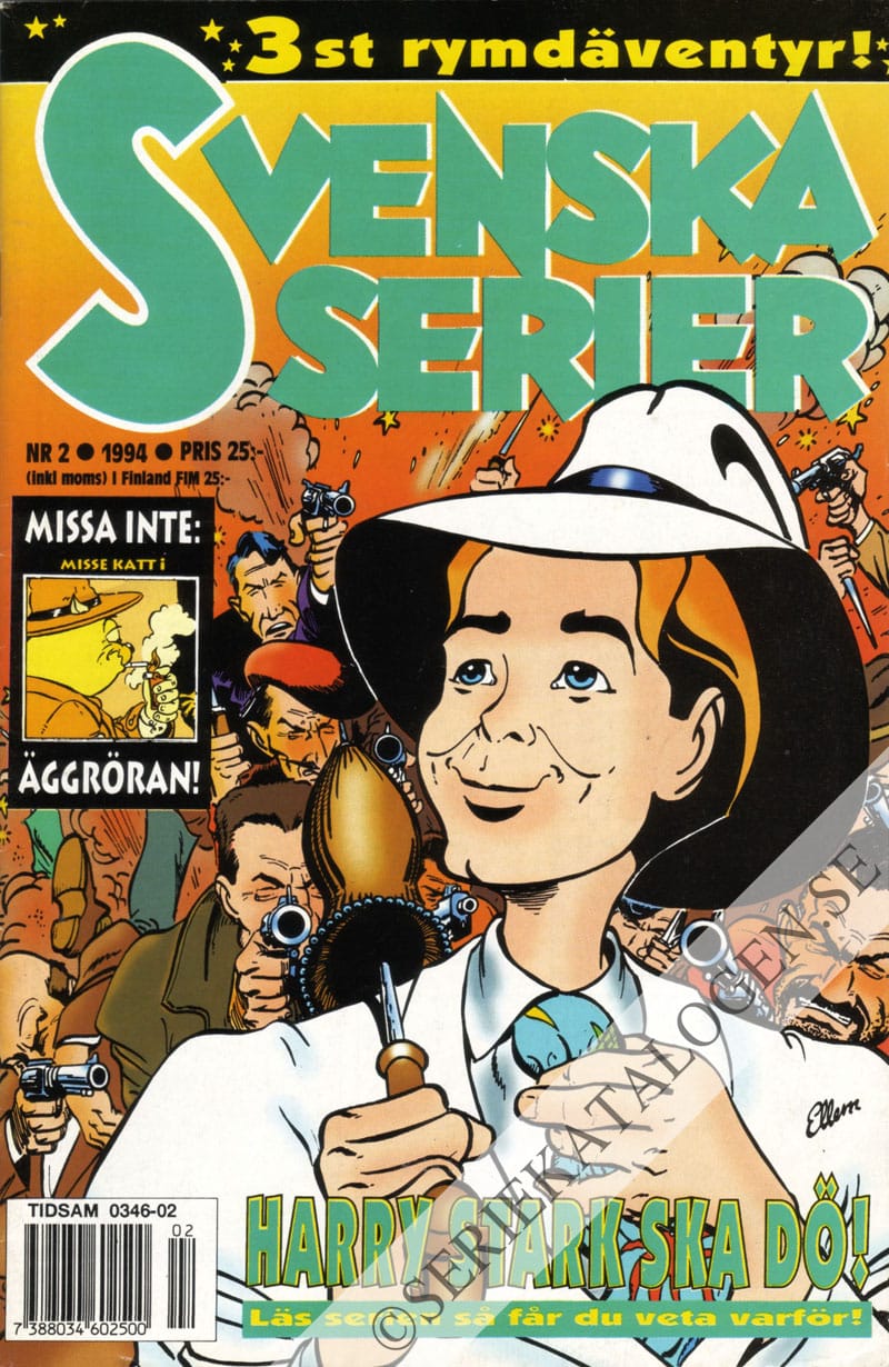 Framsida på Svenska serier #2 (1994)