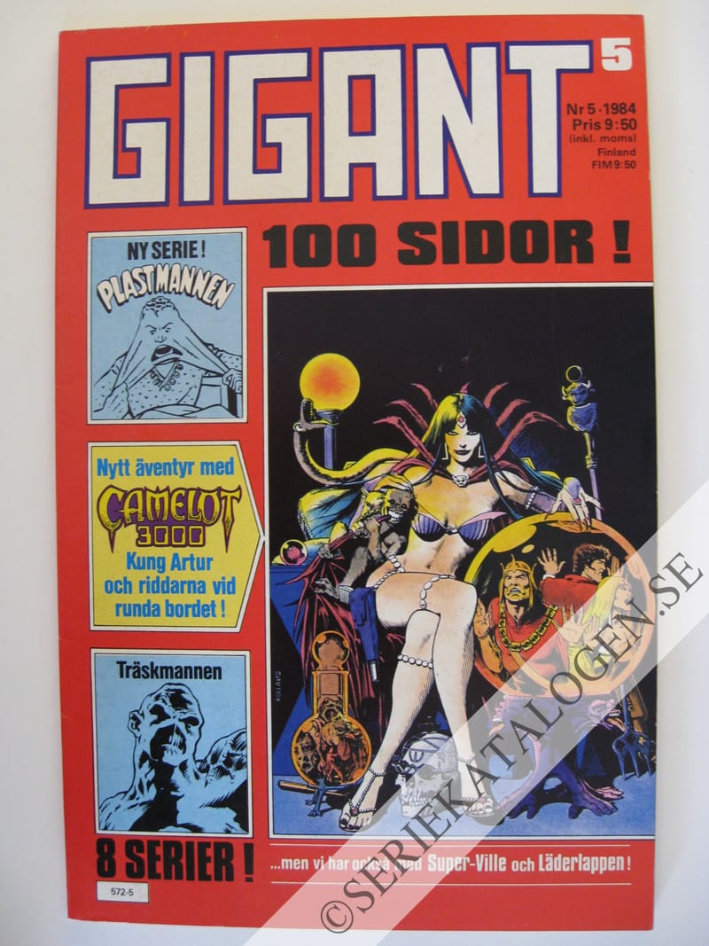 Framsida på Gigant #5 (1984)