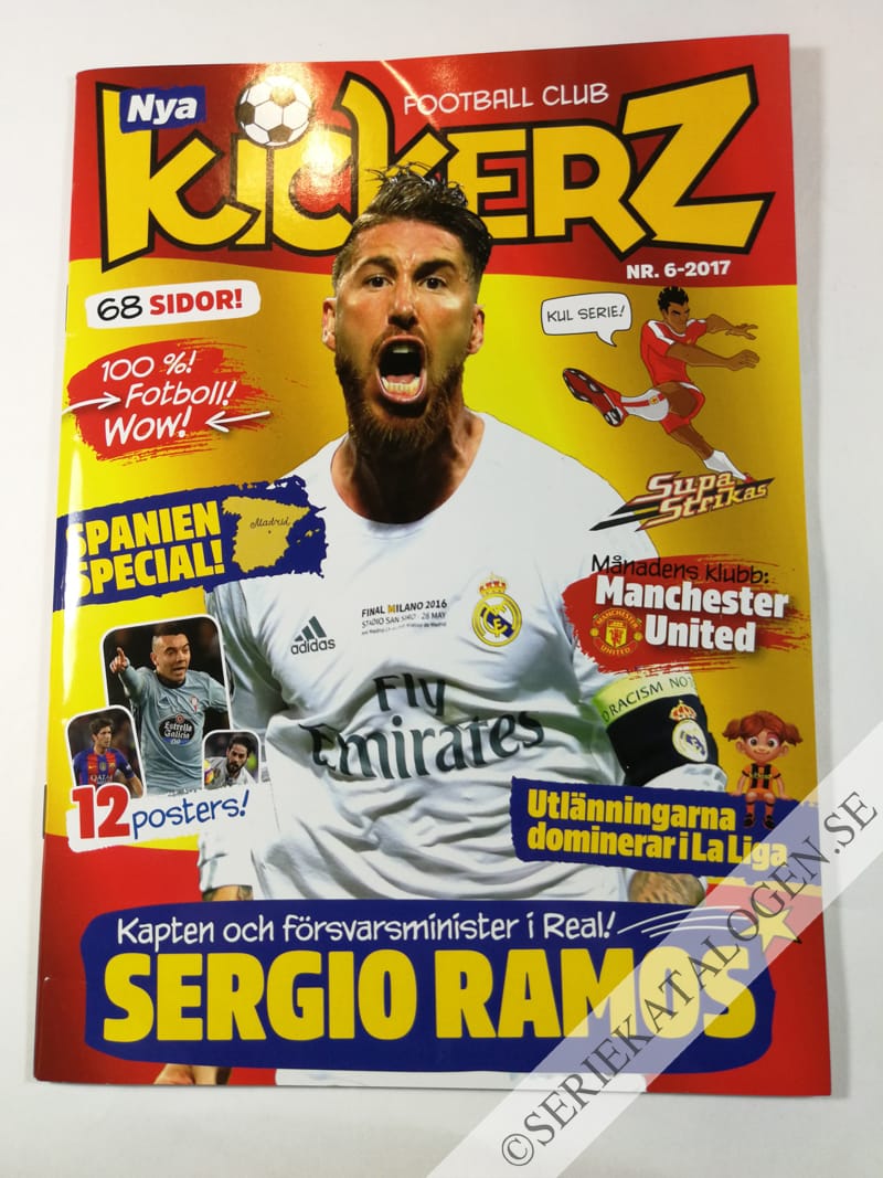 Framsida på Kickerz Football Club #6 (2017)