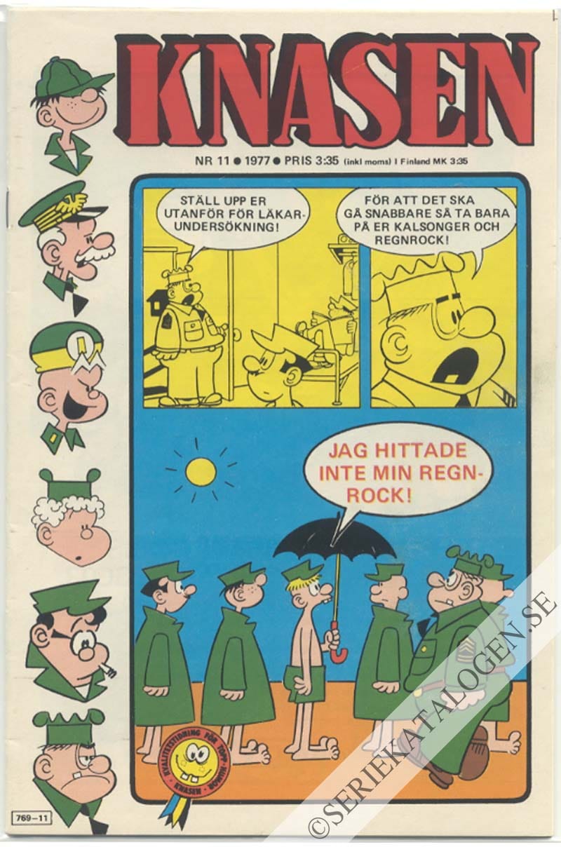 Framsida på Knasen #11 (1977)