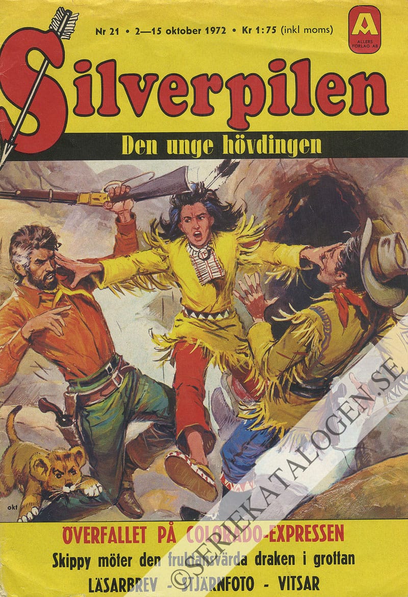 Framsida på Silverpilen #21 (1972)