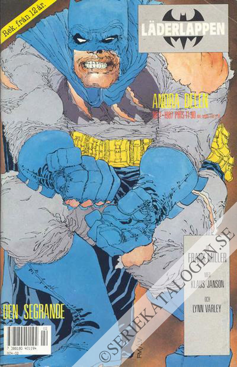 Framsida på Läderlappen Andra delen: Den segrande (1987)