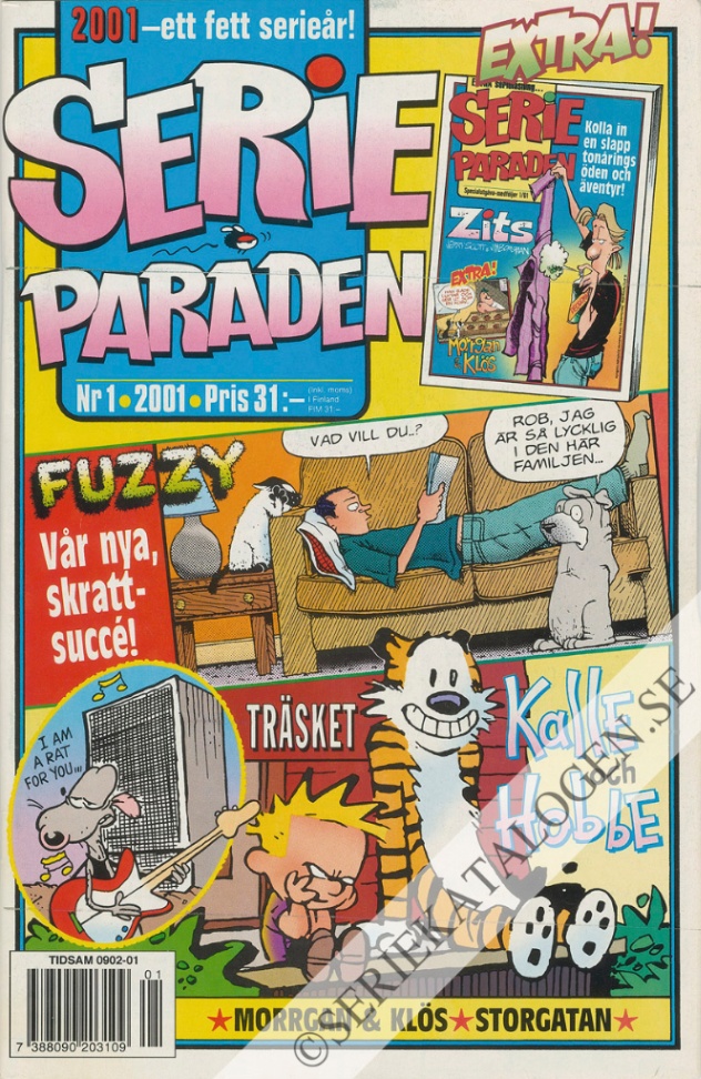 Framsida på Serie-paraden #4 (2001)