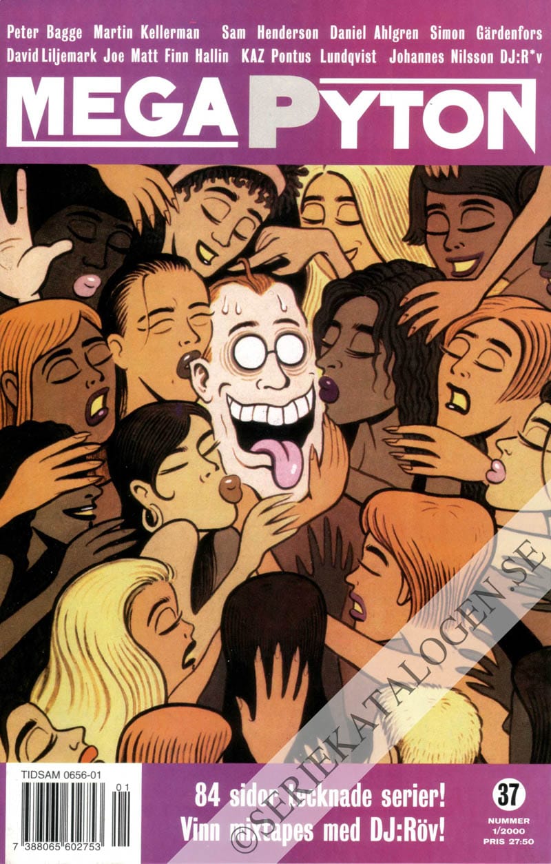 Framsida på MegaPyton #1 (2000)