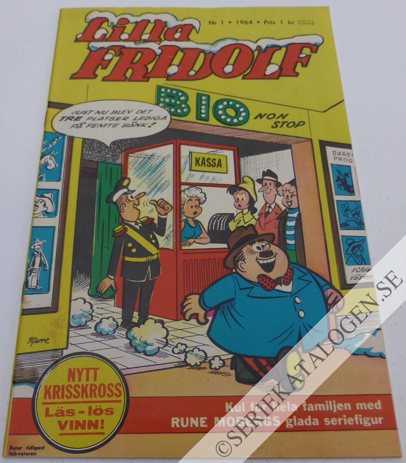 Framsida på Lilla Fridolf #1 (1964)