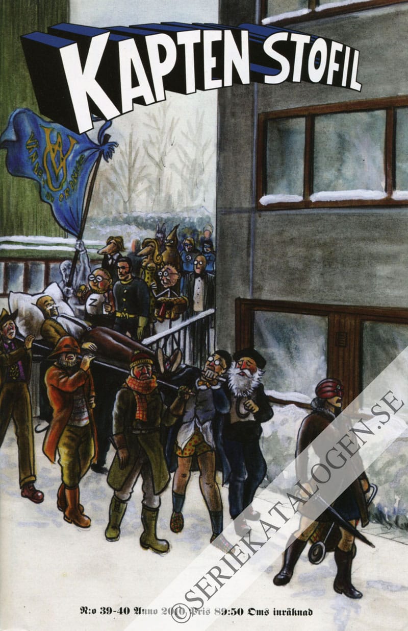 Framsida på Kapten Stofil #39-40 (2010)