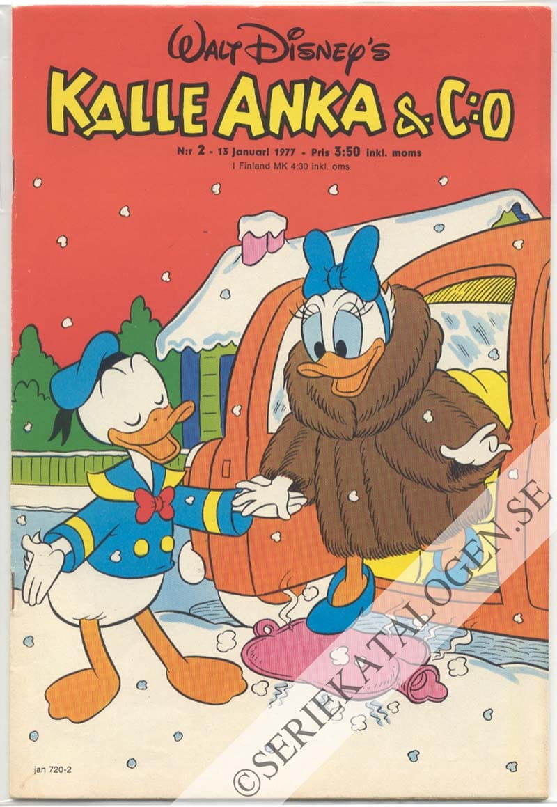 Framsida på Kalle Anka & C:o #2 (1977)