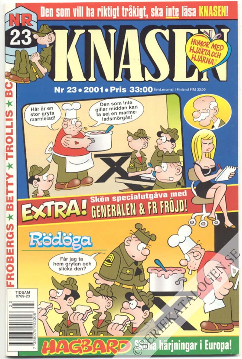 Framsida på Knasen #23 (2001)