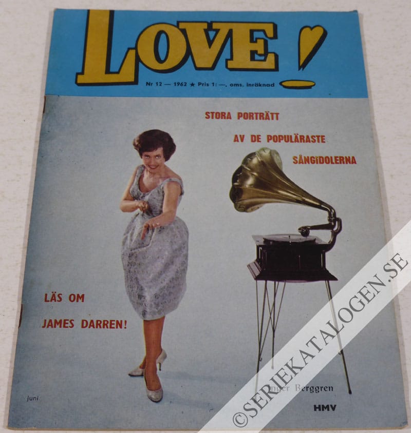 Framsida på Love! #12 (1962)