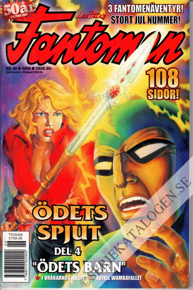 Framsida på Fantomen #26 (2000)