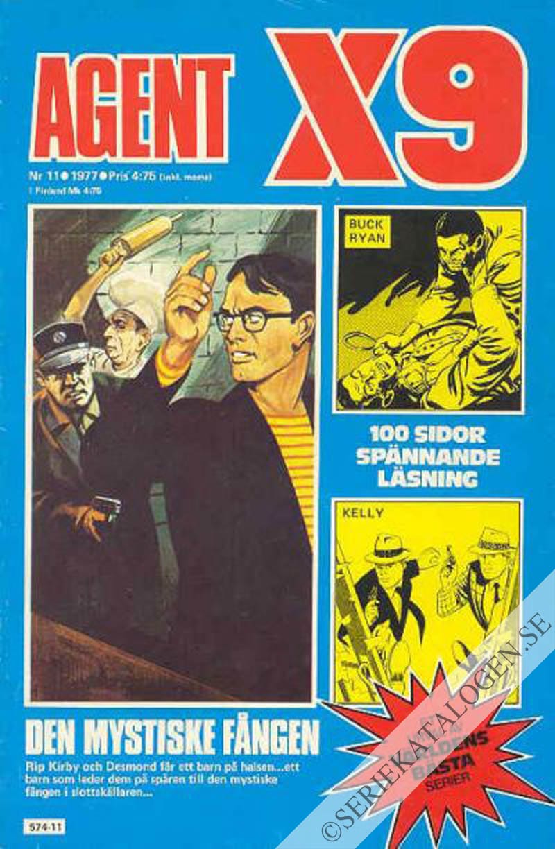 Framsida på Agent X9 #11 (1977)