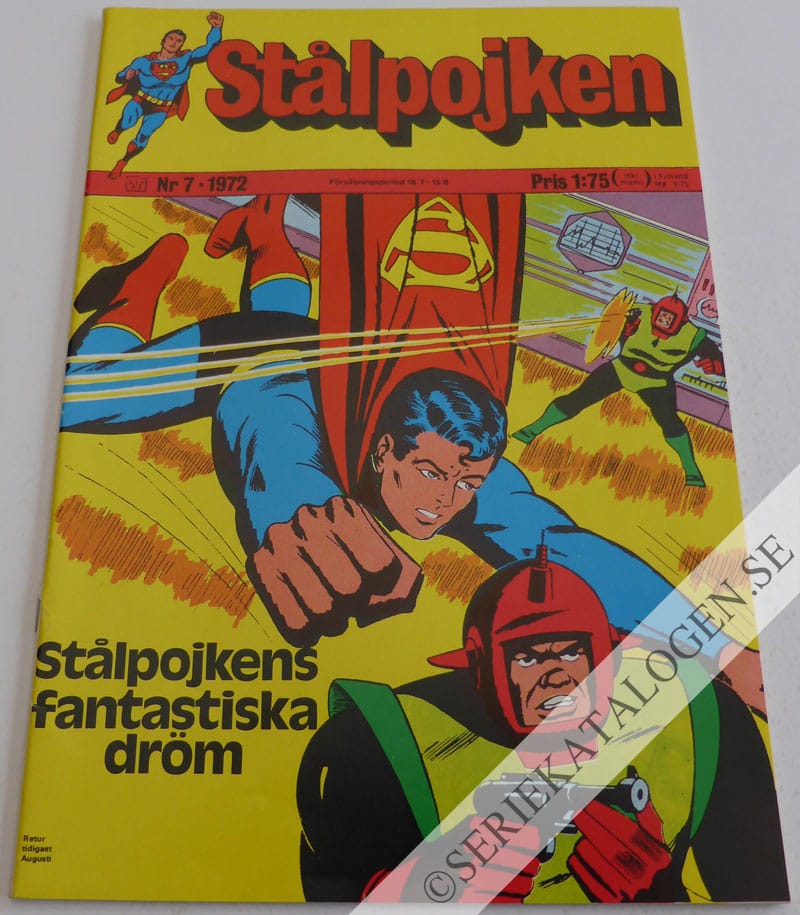 Framsida på Stålpojken #7 (1972)