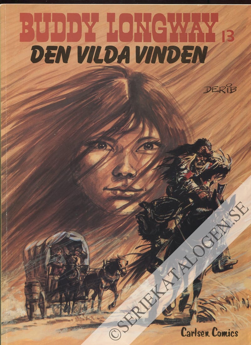 Framsida på Buddy Longways äventyr Den vilda vinden (1985)