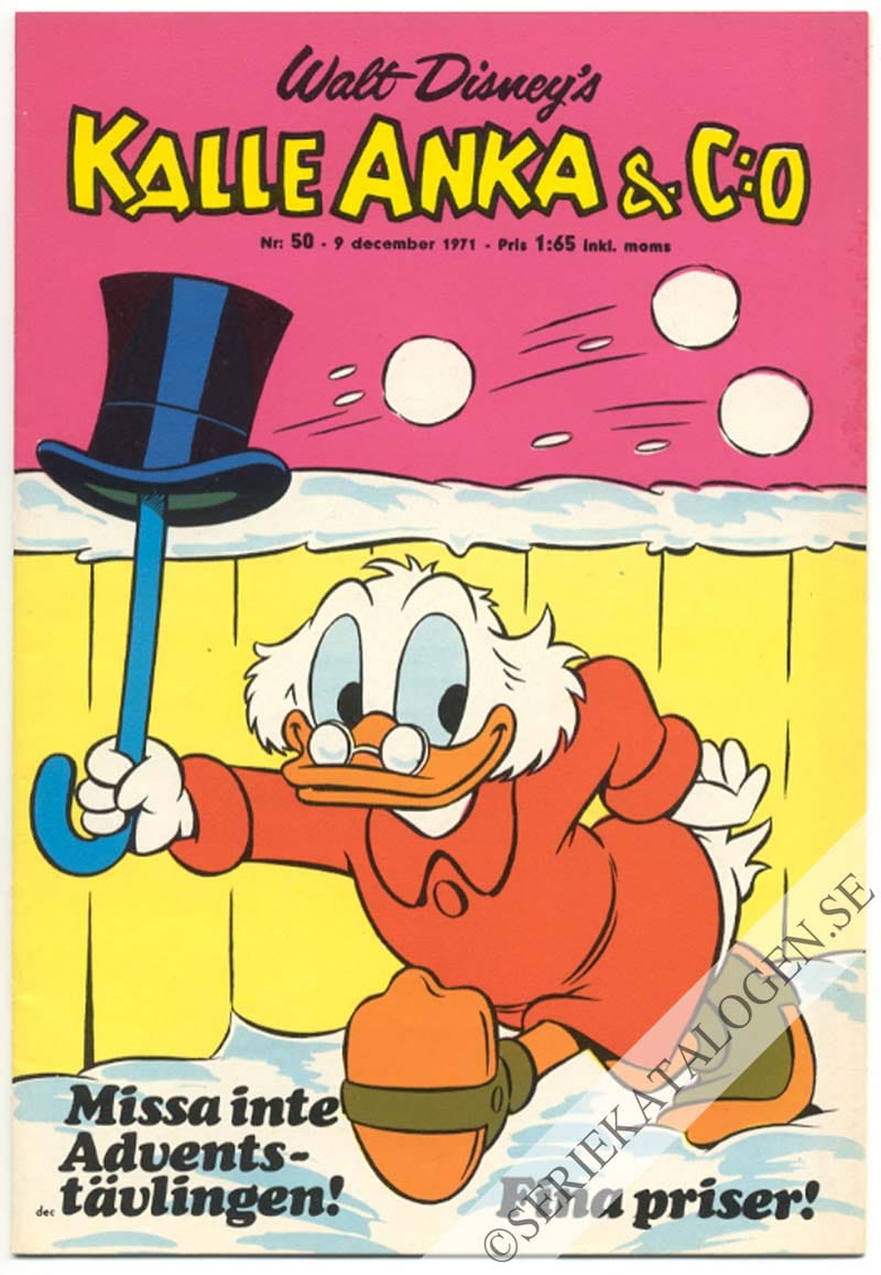 Framsida på Kalle Anka & C:o #50 (1971)