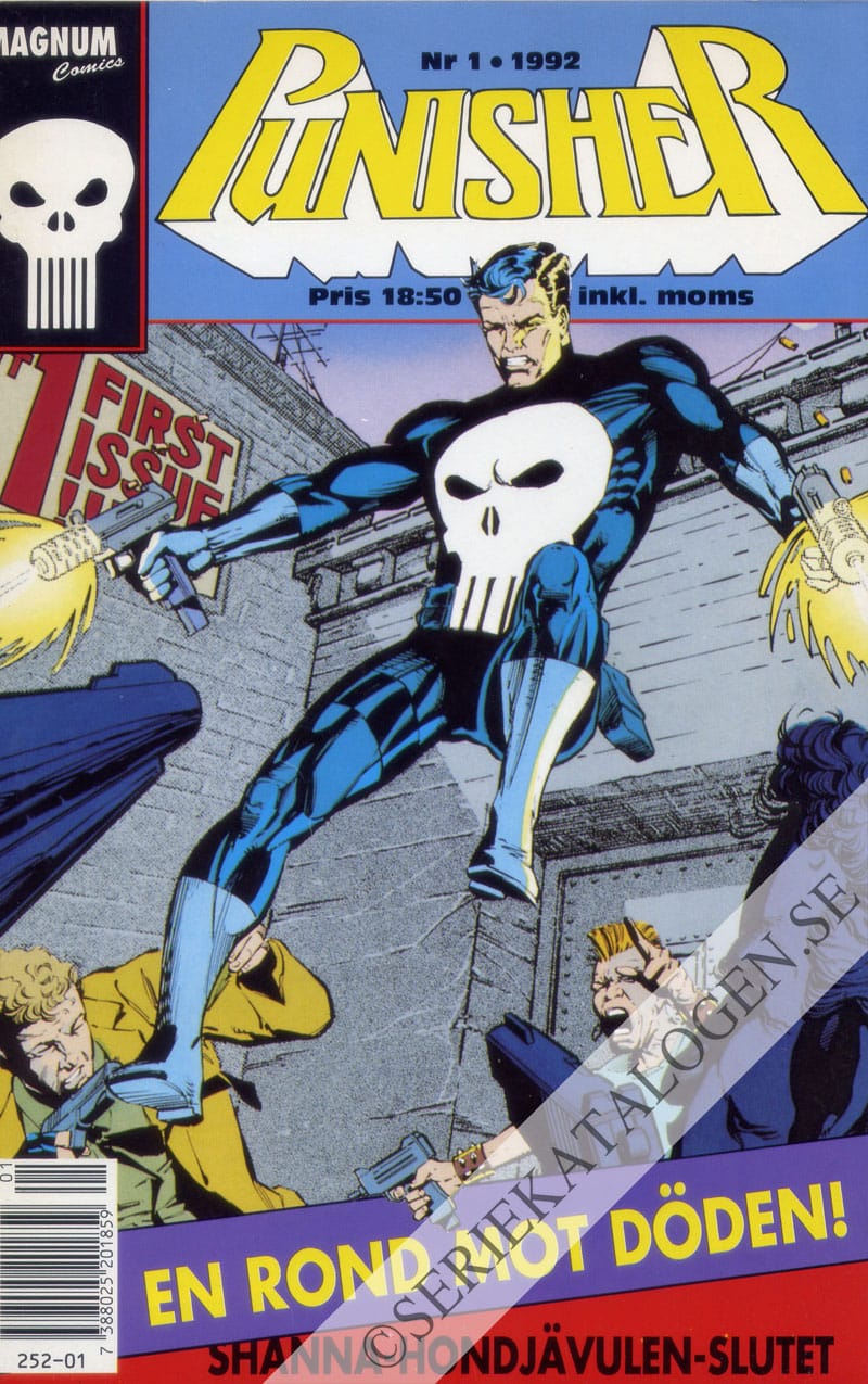 Framsida på Punisher #1 (1992)