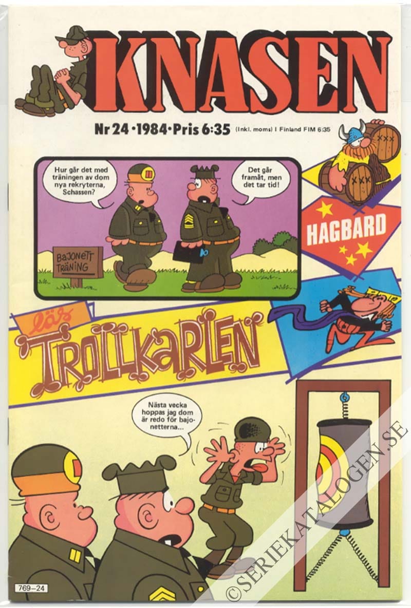 Framsida på Knasen #24 (1984)