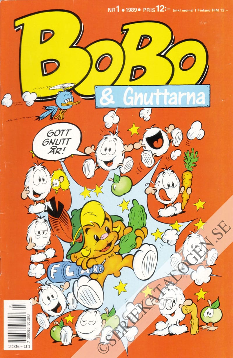 Framsida på Bobo & Gnuttarna #1 (1989)