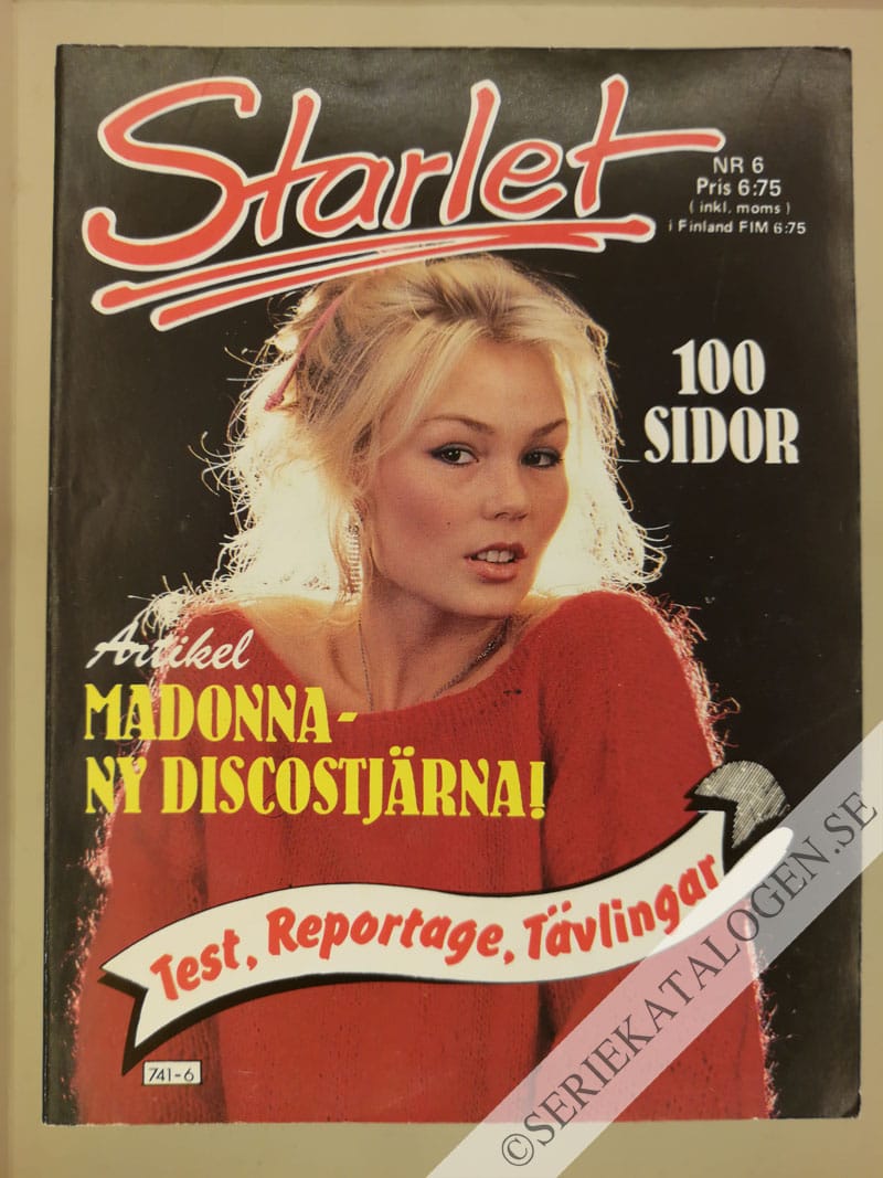 Framsida på Starlet #6 (1985)