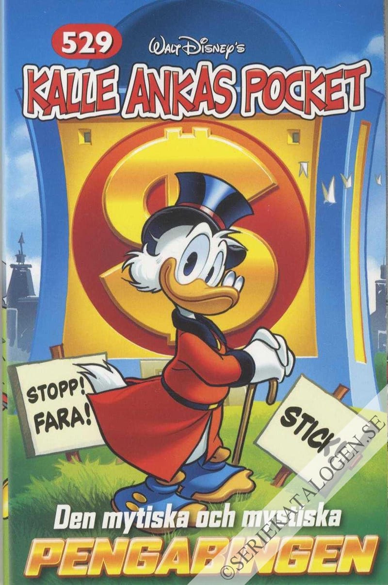 Framsida på Kalle Ankas pocket #529 - Den mytiska och mystiska pengabingen (2022)