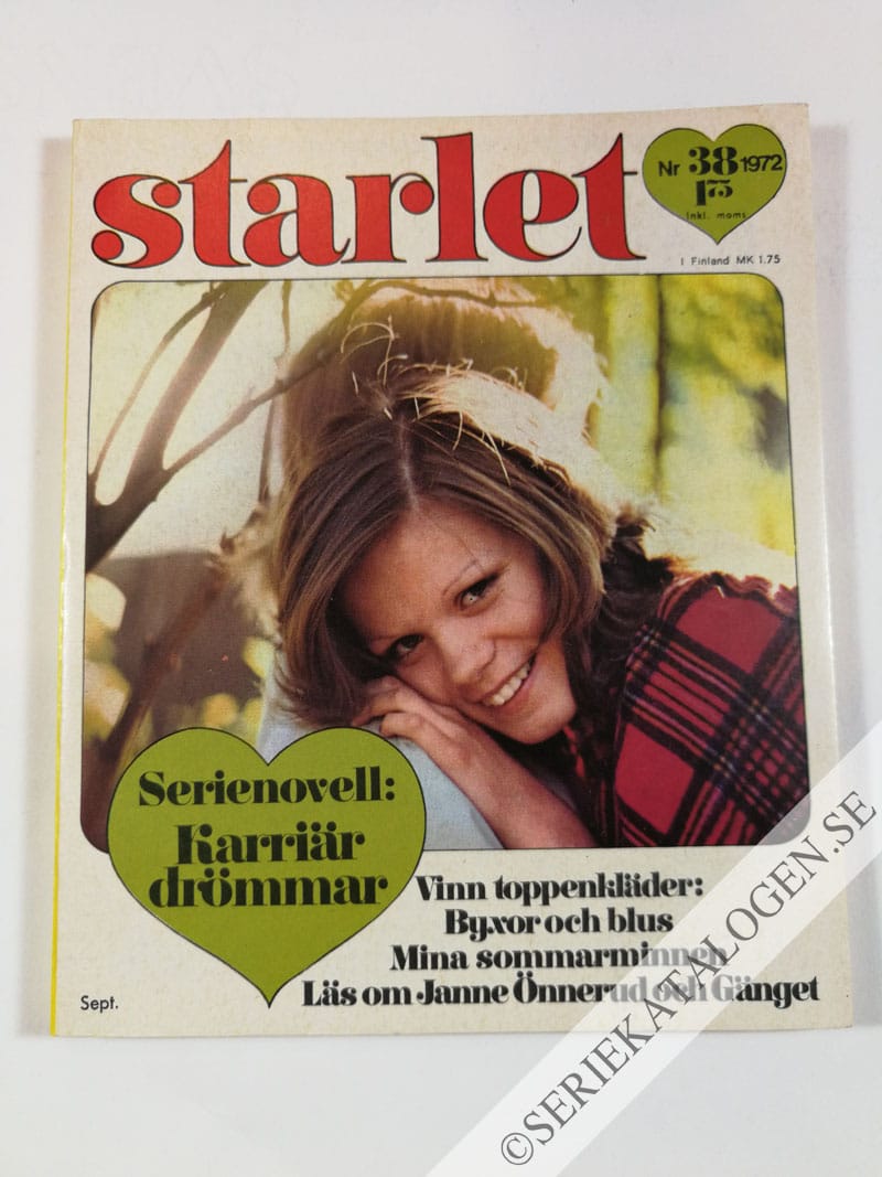 Framsida på Starlet #38 (1972)