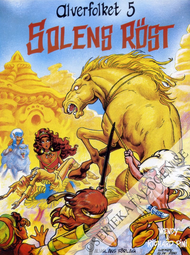Framsida på Alverfolket Solens röst (1983)
