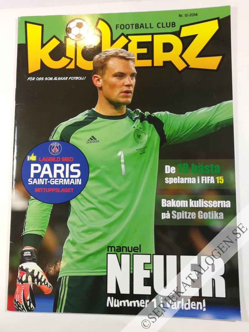 Framsida på Kickerz Football Club #12 (2014)