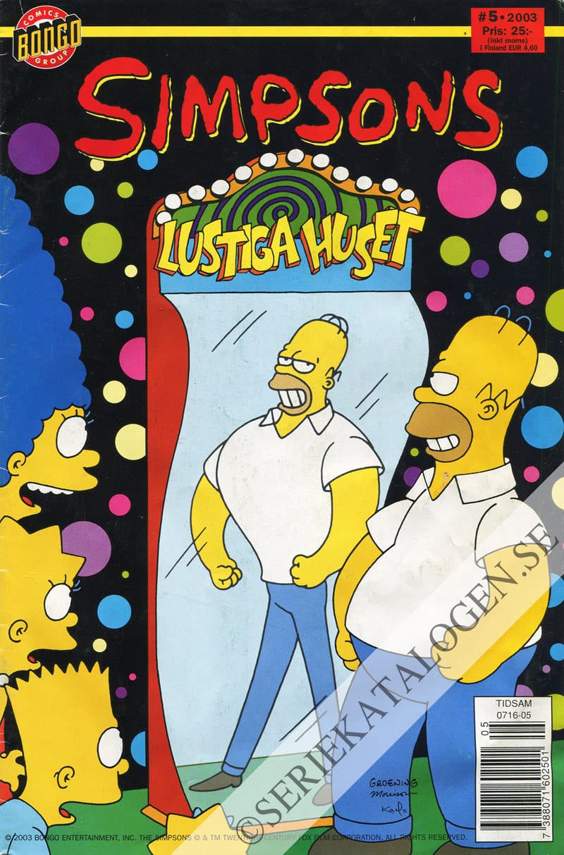 Framsida på Simpsons #5 (2003)