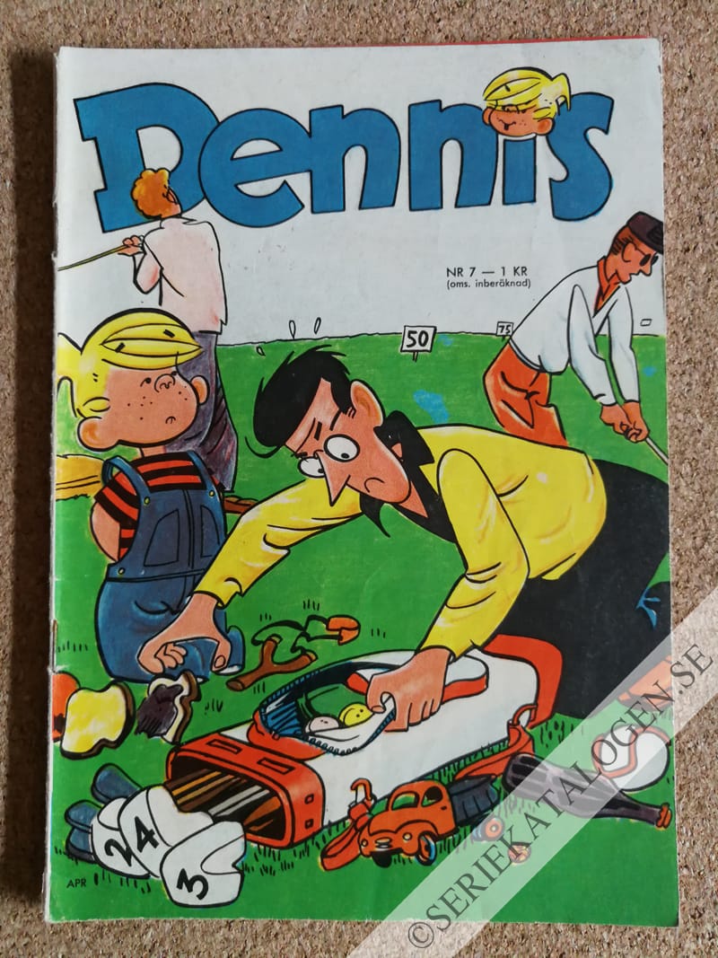 Framsida på Dennis #7 (1966)