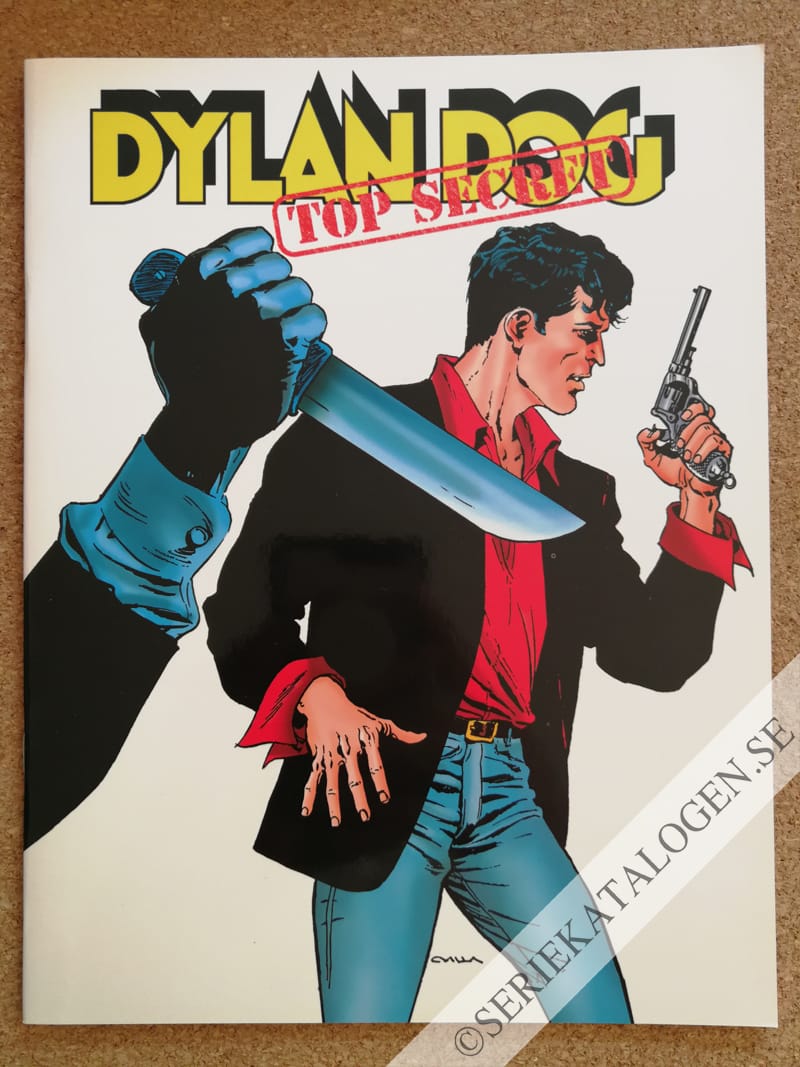 Framsida på Dylan Dog Top secret (2021)