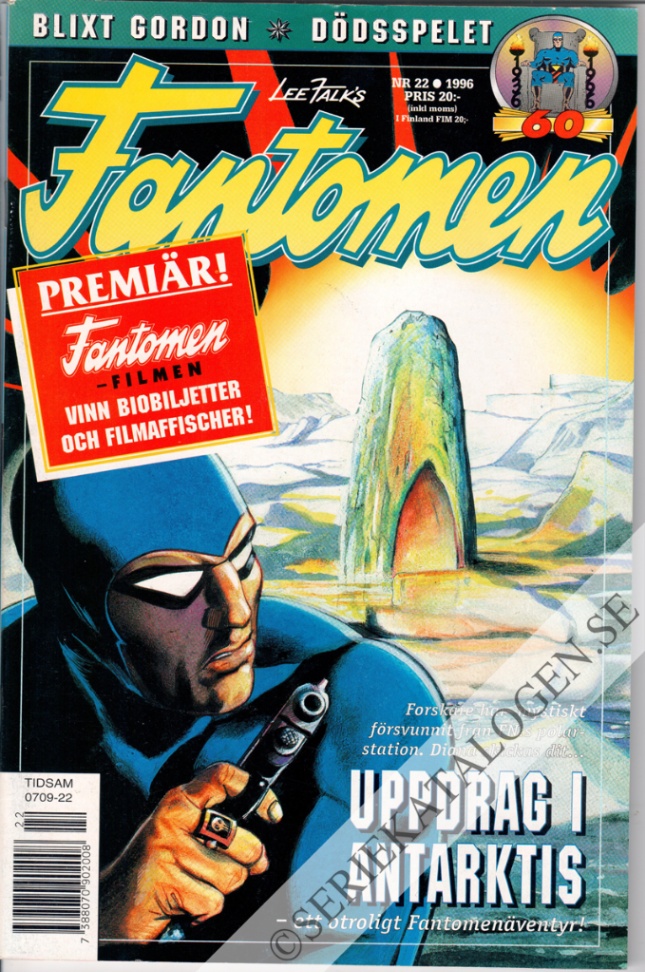 Framsida på Fantomen #22 (1996)