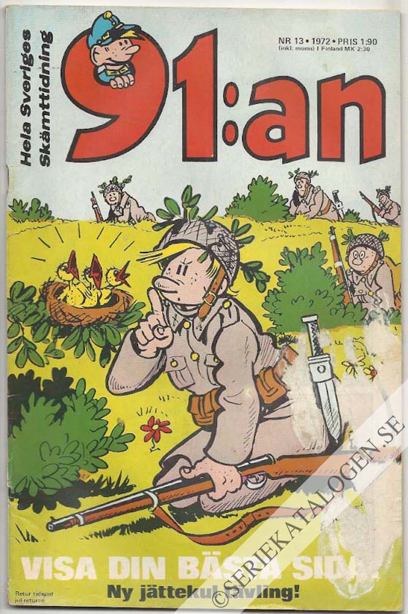 Framsida på 91:an #8 (1972)