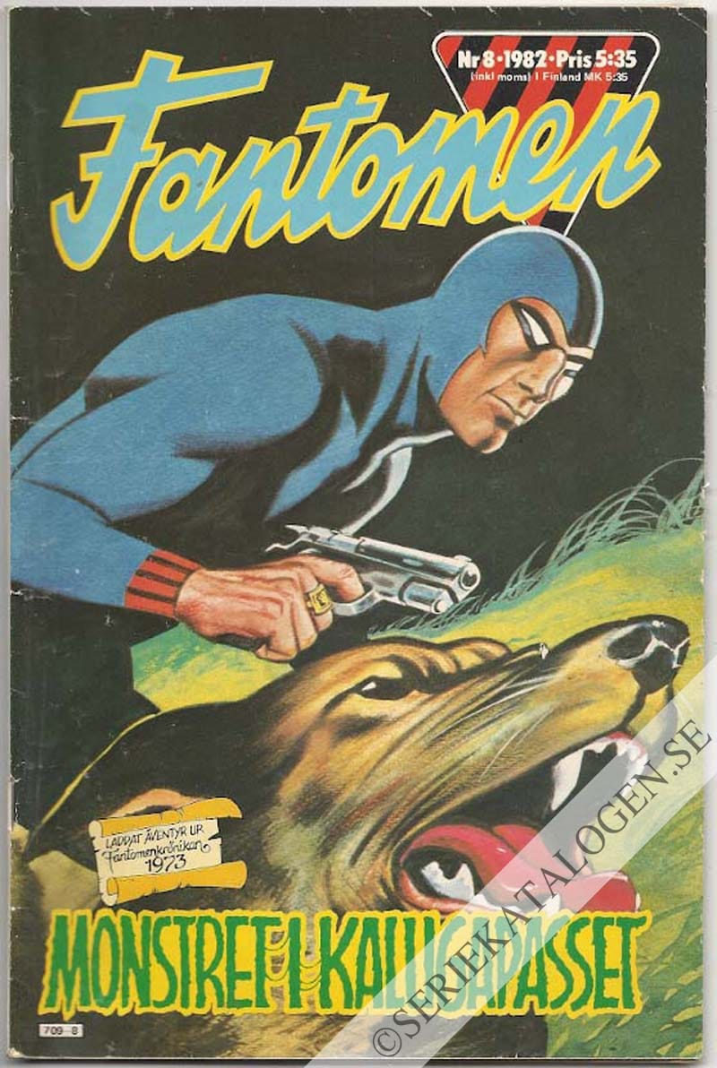 Framsida på Fantomen #8 (1982)