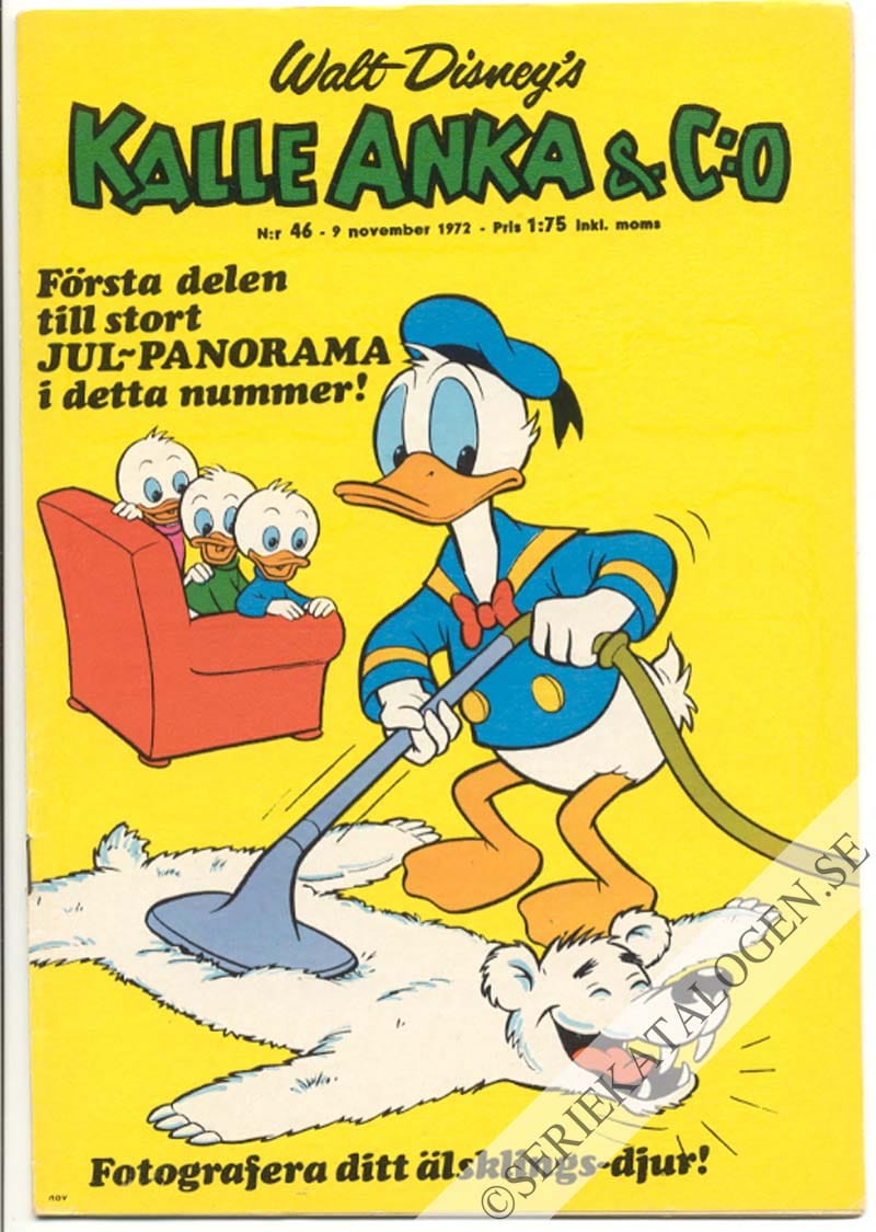 Framsida på Kalle Anka & C:o #46 (1972)