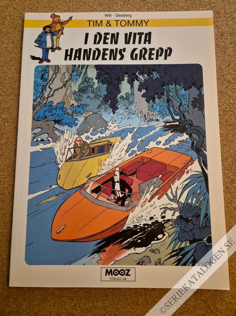 Framsida på Mooz presentalbum Tim & Tommy - I den vita handens grepp (2015)