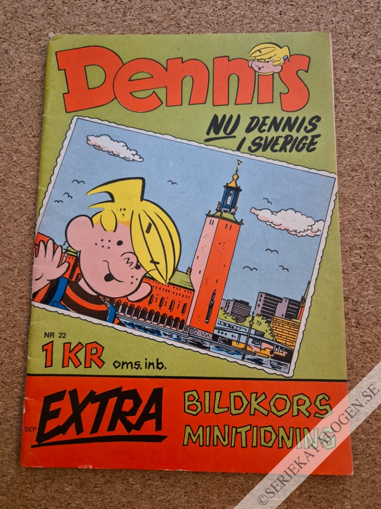 Framsida på Dennis #22 (1966)