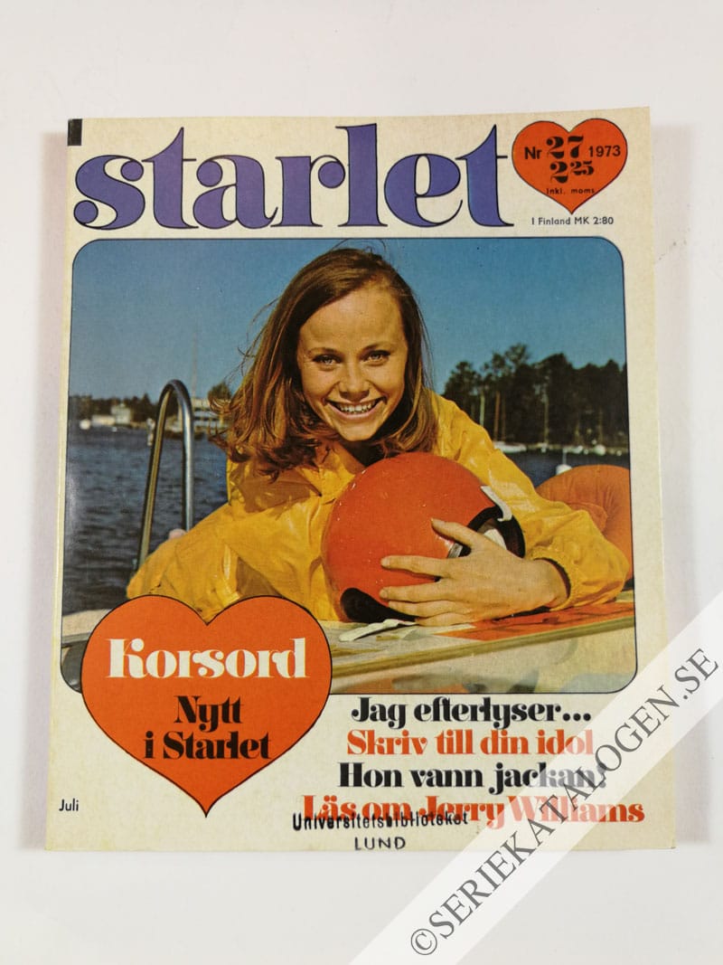 Framsida på Starlet #27 (1973)