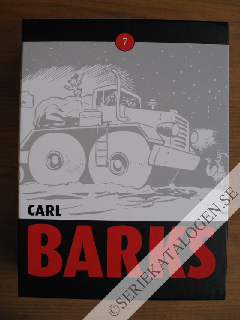 Framsida på Carl Barks samlade verk Box7 (2007)
