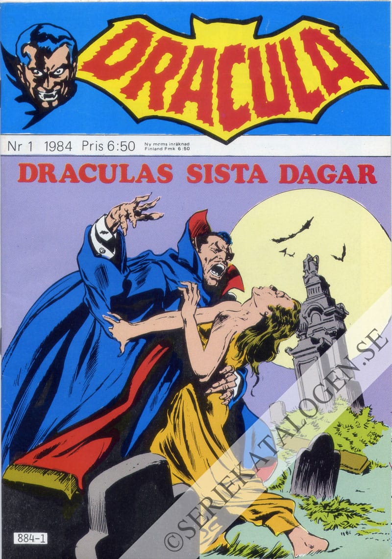 Framsida på Dracula #1 (1984)