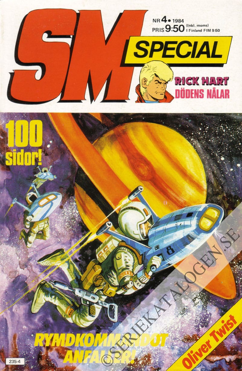 Framsida på Seriemagasinet specialalbum #4 (1984)