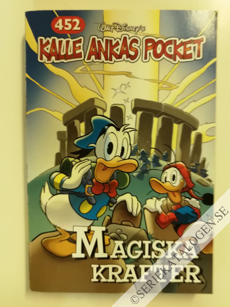 Framsida på Kalle Ankas pocket #452 - Magiska krafter (2016)