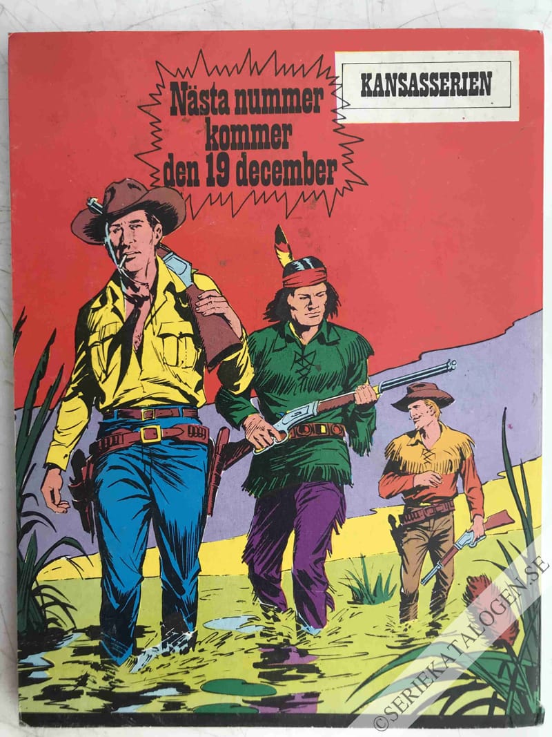 Baksida på Tex Willer och Apache Kid (1975)