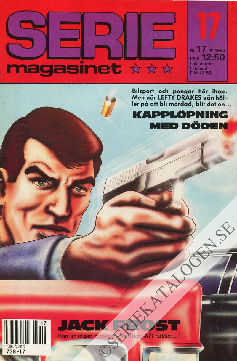 Framsida på Seriemagasinet #17 (1990)